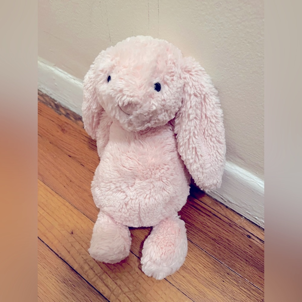 Pink plush Jellycat medium “little Jellycat” bunny